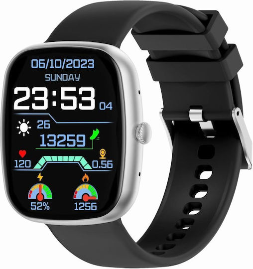 Gravity Gt18-4 Smartwatch Orange Black Strap