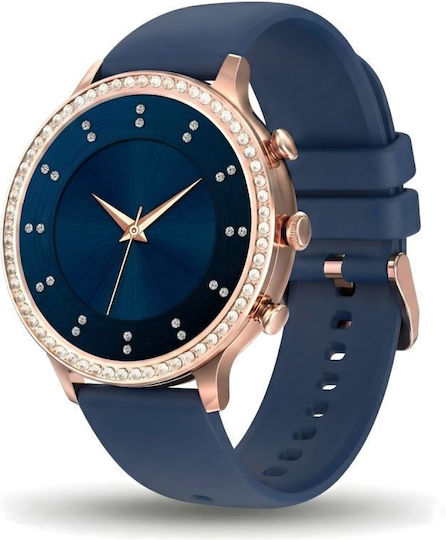 Gravity Smartwatch Pink Gold Strap Bracelet Gt5-6