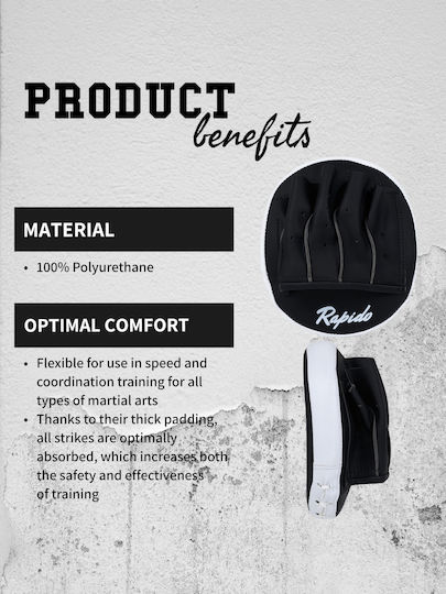 Benlee Hand Martial Arts Targets 2 Pieces Black
