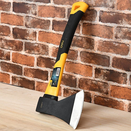 Deli DL5709 Τσεκούρι Τεμαχισμού Μήκους 38cm και Βάρους 800gr με Αντιολισθητική Λαβή Fiberglass
