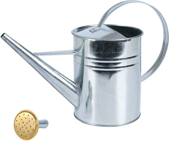 Capacity Plastic Watering Can 1.9lt Silver