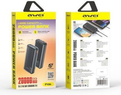 Awei Power Bank 20000mAh Negru