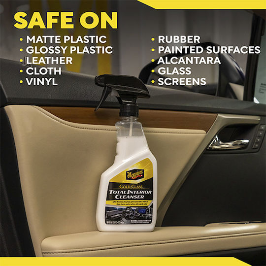 Meguiar's Gold Class Total Interior Cleanser Spray for Car Dashboard Cleaning 473ml