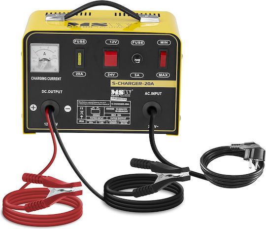 MSW Batterieladegerät Für Auto & Lastkraftwagen 12/24V 12A