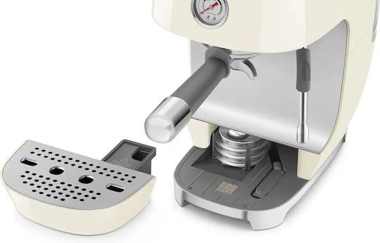 Smeg Μηχανή Espresso 1650W Πίεσης 15bar ECF03CREU