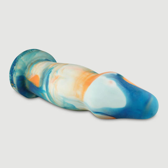 Huge Silicone Plug Bulbous Head War Machine Platinum Silicone X-Large Butt Plug 35.5 Cm Multicolour