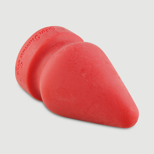 Medium Silicone Plug Butt Spreader Platinum Silicone Medium Butt Plug 12.7 Cm Red