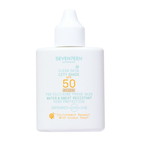 Seventeen City Shade Слънцезащитен Крем За Лице SPF50 С Цвят 35ml