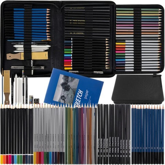 Colouring Set 30x21cm 72 Pieces