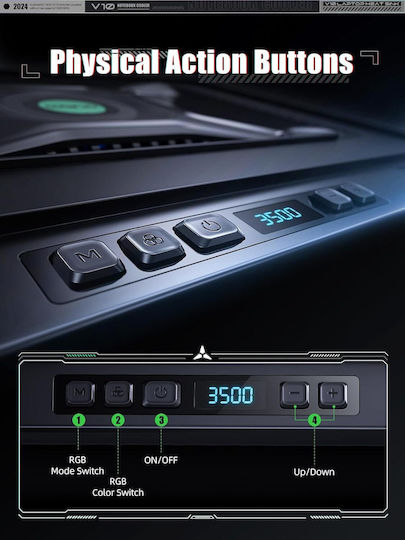 Laptop Stand for Up to 13 Inches with Illuminated