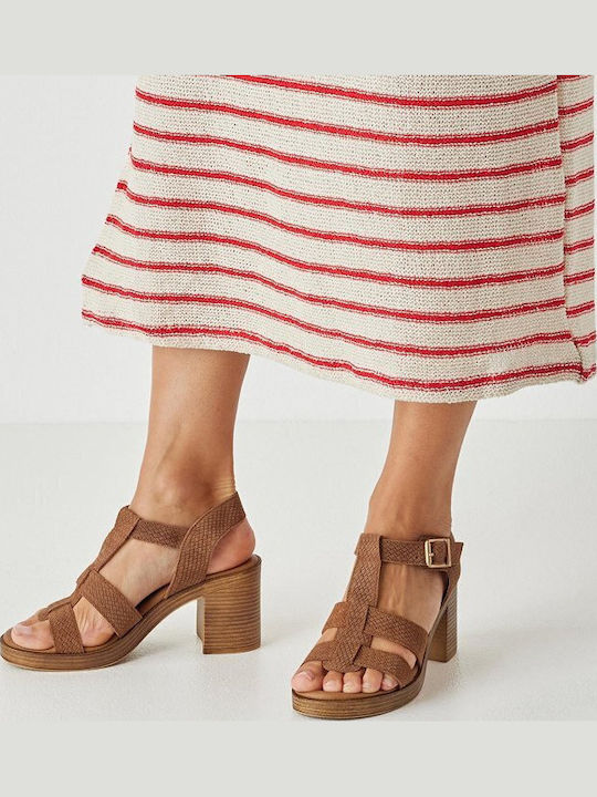 Leather Sandals Brown