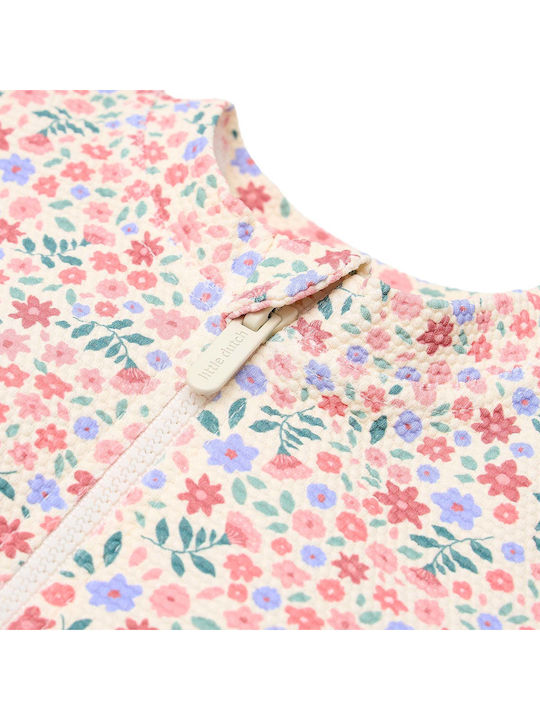 Little Dutch Kids One-Piece Swimsuit With Long Sleeve Dreamy Flowerfield