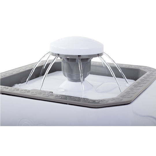 Fântână De Apă Din Plastic Pentru Câine Și Pisică 2.5lt 19x19x17.5cm