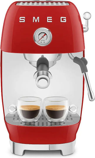 Smeg Μηχανή Espresso 1650W Πίεσης 15bar ECF03RDEU