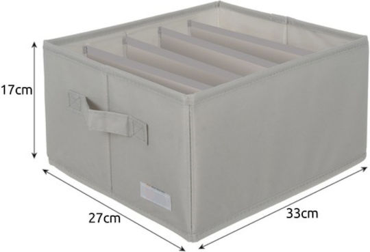 Kleideraufbewahrung Fall in Grau Farbe 33x17x27cm 2 Stücke
