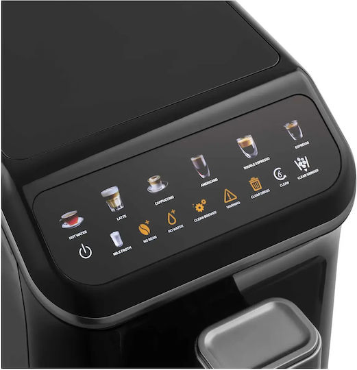 Sencor Automatic Espresso Machine 1350W 20bar Pressure for Cappuccino with Grinder Green SES 8100BK