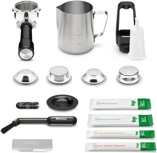 Sage Barista Touch Impress Automatic Espresso Machine 1700W 15bar Pressure for Cappuccino with Grinder Green