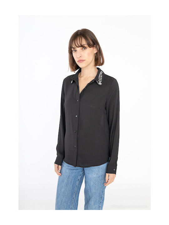 Long Sleeve Women's Shirt Black