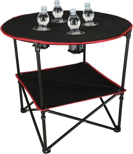 Aluminum Table for Camping Folding Black