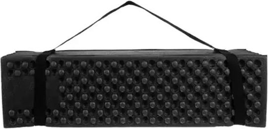 Saltea de Gimnastică Pilates Pliabilă Neagră (180x60x2cm)