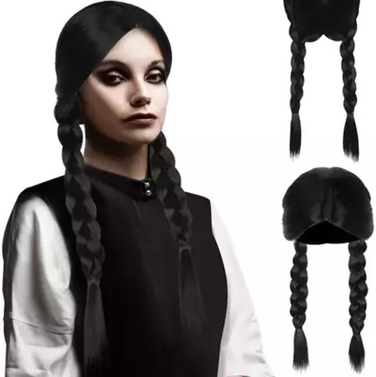 Braided Ponytail Wig Wednesday Style 55 Cm