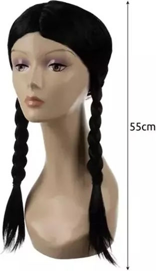 Braided Ponytail Wig Wednesday Style 55 Cm