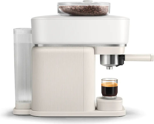 Philips Baristina Mașină Automată de Espresso 1550W Presiune 16bar cu Râșniță de Măcinare Albă BAR320/00