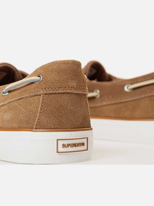 Suede Herren Mokassins in Tabac Braun Farbe