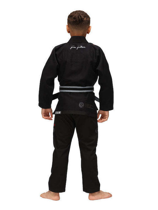 Tatami Fightwear Tatami Elements Cardigan Pentru Copii Jiu Jitsu Brazilian Negru