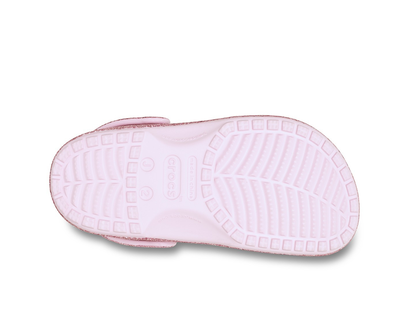 Crocs Glitter Sabot Anatomici de Plajă pentru Copii Roz 211940-6ZW