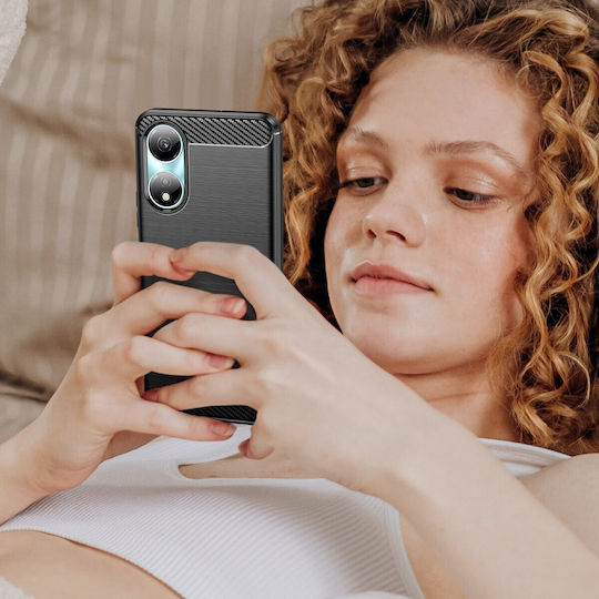 Forcell Ehre X7β 4g X7b 5g Ehre 90 Carbon Fiber Silikonhülle Schwarz