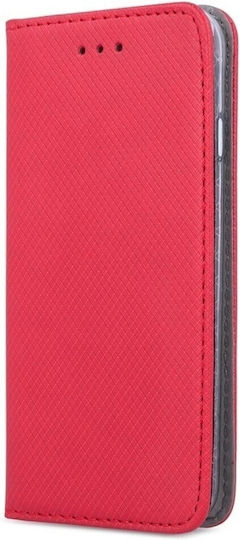 Tel1 Xiaomi Redmi Note 12 Pro 4g Smart Magnetic Book Mobile Phone Case Red