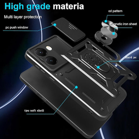 Forcell Xiaomi Poco X7 Pro 5g Sliding Camshield Θήκη Σκληρή Blue