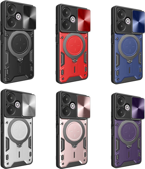 Forcell Xiaomi Redmi 13c 5g Camshield Halter Hülle Lila