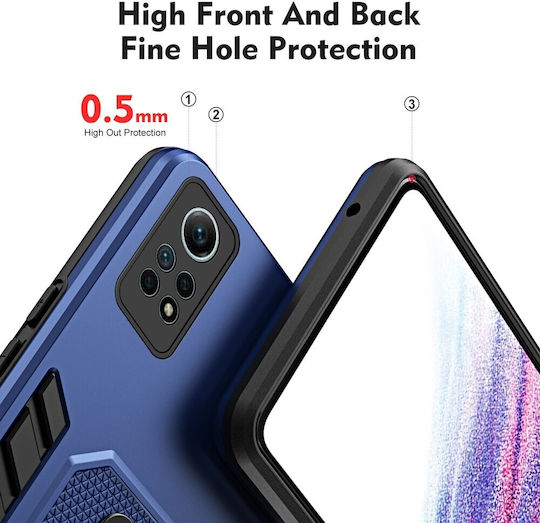 Forcell Xiaomi Redmi Note 12 Pro 4g Variety Brave Armor Hard Case Blue