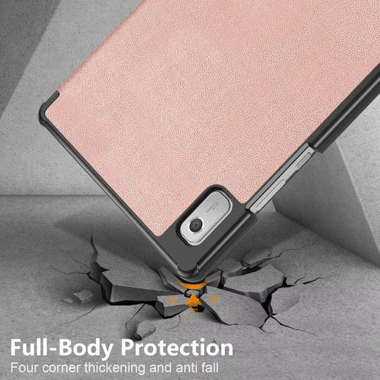 Husă Lenovo Tab M9 9" Roz Auriu 3-folding Smart Tablet Case Rose Gold