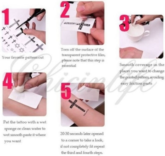Set 5 Funny-shaped Temporary Tattoos 18+