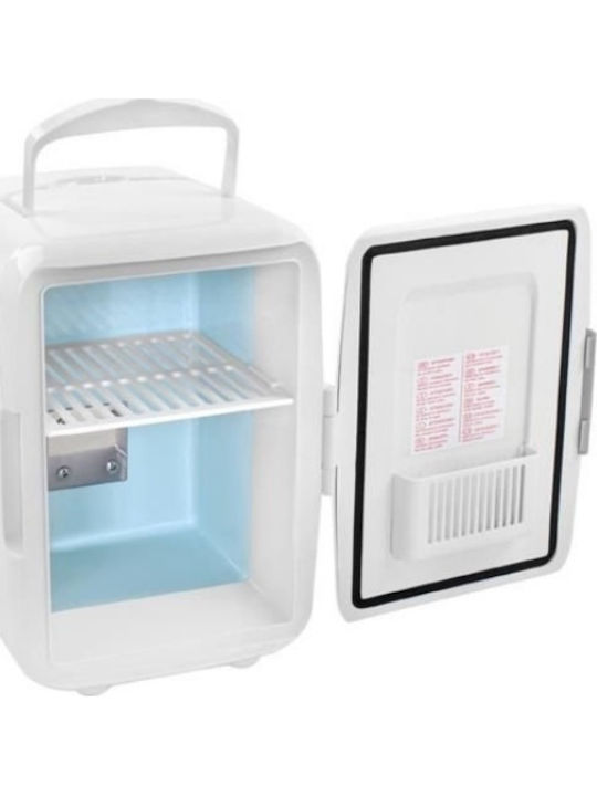 Frigider pentru cosmetice 4lt cu raft & funcție de încălzire alb 30W