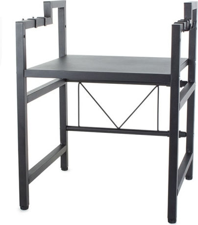 Βάση για Φούρνο Μικροκυμάτων Inox 68x51x36εκ. Μαύρη
