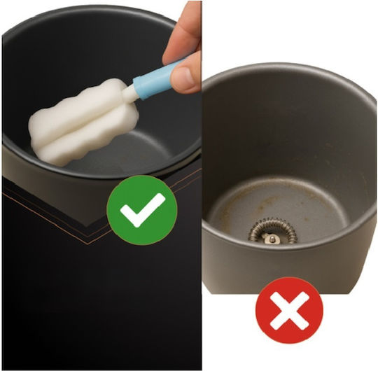 Device for Hot & Cold Milk Froth with Non-Stick Coating 140ml