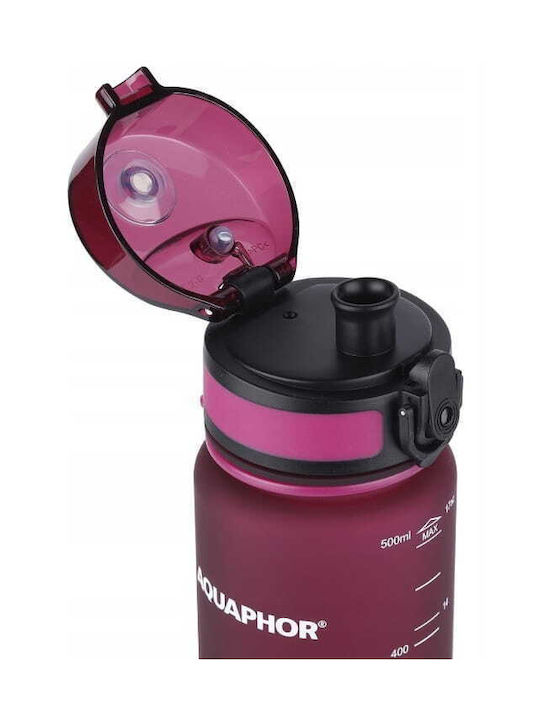 Aquaphor City Wasserflasche 800ml Lila