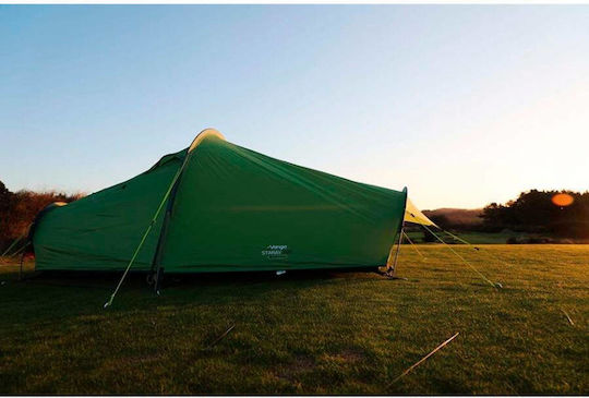Vango Starav 200 Camping Tent Tunnel Green with Double Cloth 4 Seasons for 2 People 220x185cm