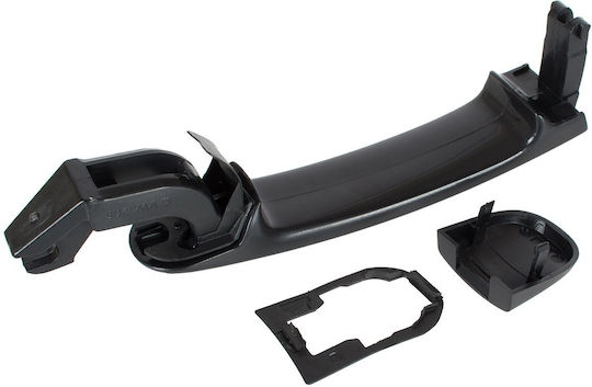 Seat Ibiza Iii 02-09 Black Exterior Door Handle Without Hole Rear Left = Right