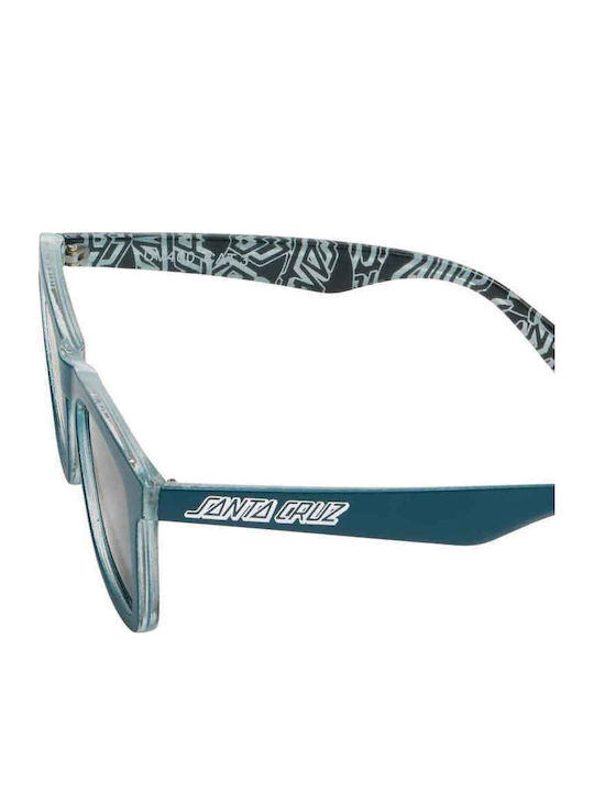 Santa Cruz Cruz Unisex Γυαλιά Ηλίου με Μπλε Σκελετό και Γκρι Φακό SCA-SUN-0281