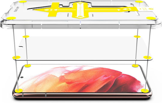 Set 2 Gehärtete Glas Displayschutzfolien Einfaches Schnelles Installationssystem Flippy Kompatibel mit Apple iPhone 13 Pro Max Transparent