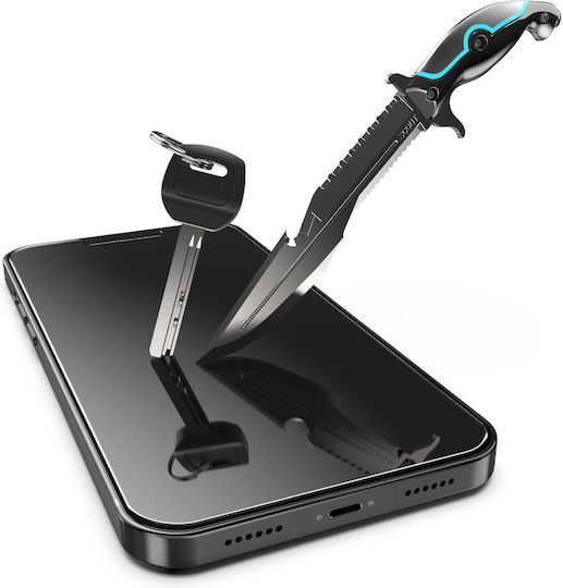 Set 2 Gehärtete Glas Displayschutzfolien Einfaches Schnelles Installationssystem Vollständiger Schutz 3D Flippy Kompatibel mit Apple iPhone 13 Pro Max Schwarz
