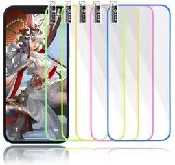 Folie Protectie Telefon Tempered Glass Apple iPhone 15 Pro Flippy Luminous Neon Fosforescent Silicon Margine Mat Anti-Amprente Protectie Completa 9h Mov