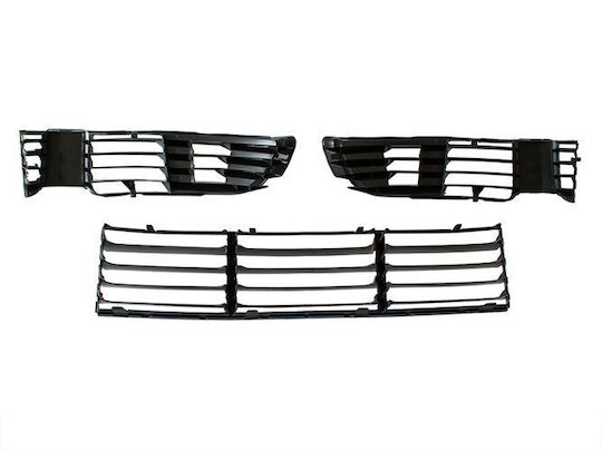 ModeCar Auto Dekorative Masken Für Vw Passat B5 Fl 00-05 Ohne Halogen Vorderstoßstange Kühlergrill L+r+Mitte Set