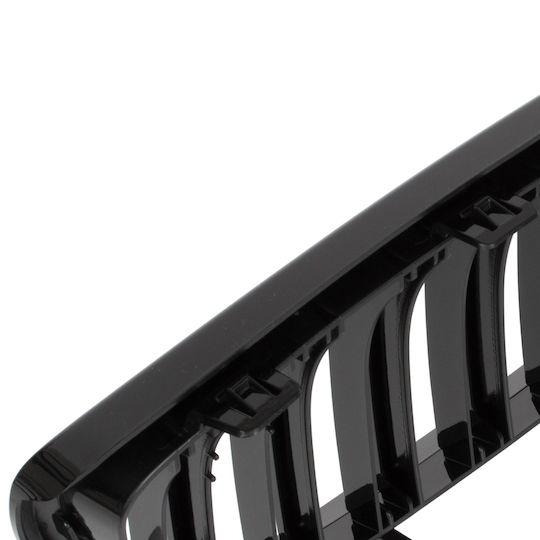 Bmw 3 E92 E93 06-10 Grille Between Headlights Kidneys Left + Right Set Black Glossy Double Bar