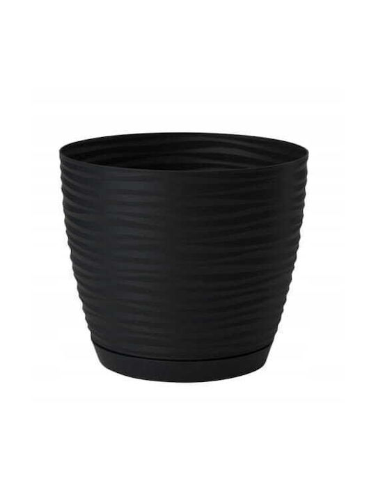 Form Plastic Pflanzgefäß Kunststoff Schwarz